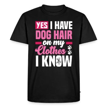 Toiletteur pour chien Toiletteur pour chien Toiletteur pour chien - T-shirt Premium bio Homme - noir - Devant - Nico (187cm)
