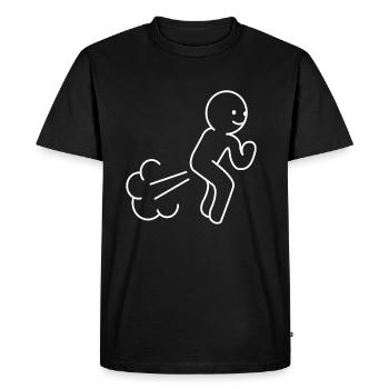 Pets pupsen en bâton idée cadeau - T-shirt Premium bio Homme - noir - Devant - Nico (187cm)