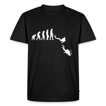 Scuba diving snorkeling scuba diving gift idea - Men's Premium Organic T-Shirt - black - Front - Nico (187cm)
