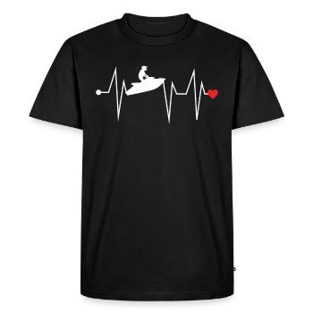Funny Jet Ski Jet Ski JetSkis Jet Skis - Men's Premium Organic T-Shirt - black - Front - Nico (187cm)