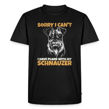 I can not at the moment. My dog the snorter - Men's Premium Organic T-Shirt - black - Front - Nico (187cm)