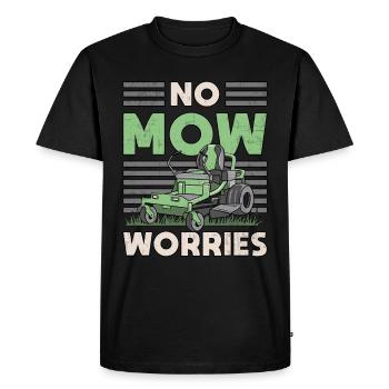 Jardinage Jardin plantes Horticulture Aménagement paysager - T-shirt Premium bio Homme - noir - Devant - Nico (187cm)