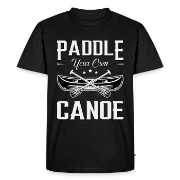 Canoë-kayak bateau bateau voilier - T-shirt Premium bio Homme - noir - Devant - Nico (187cm)