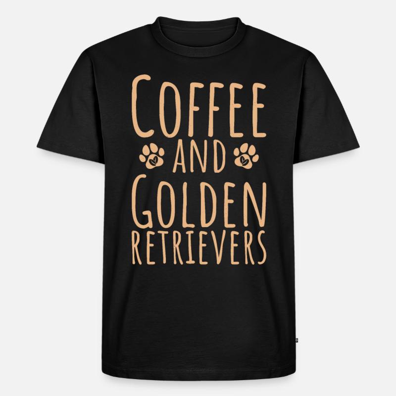 Hund Hunde - Männer Premium Bio T-Shirt - Schwarz