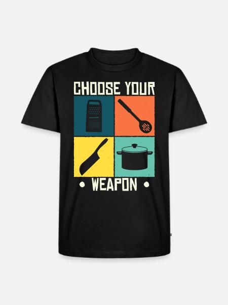 Cuisine cuisine - T-shirt Premium bio Homme - noir
