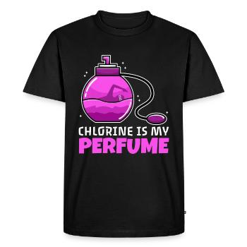Chlorine is my perfume - T-shirt Premium bio Homme - noir - Devant - Nico (187cm)