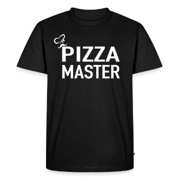 Pizza Master Pizza Chef - Italian Pizza - Men's Premium Organic T-Shirt - black - Front - Nico (187cm)