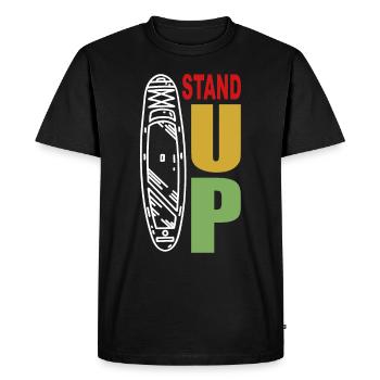Stand Up Paddle Board - SUP Board Paddle Board - Men's Premium Organic T-Shirt - black - Front - Nico (187cm)