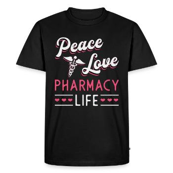 Pharmacy Technician Pharmacy Technician Gift - Men's Premium Organic T-Shirt - black - Front - Nico (187cm)