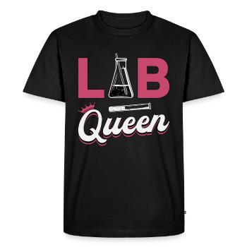 Laboratory Technician Laboratory Science Queen Gift - Men's Premium Organic T-Shirt - black - Front - Nico (187cm)