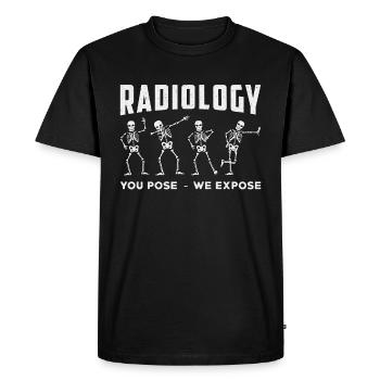 X-ray Technician Radiology Tech Rad Gift - Men's Premium Organic T-Shirt - black - Front - Nico (187cm)