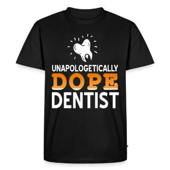 Dentist - Dentist - Men's Premium Organic T-Shirt - black - Front - Nico (187cm)