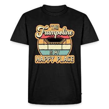 Trampoline Jumper Trampoline Trampoline Cadeau - T-shirt Premium bio Homme - noir - Devant - Nico (187cm)