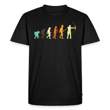 Evolution Archery Archer Gift - Men's Premium Organic T-Shirt - black - Front - Nico (187cm)
