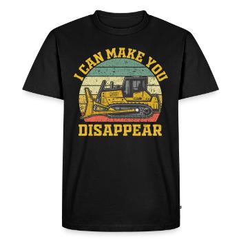 Bauarbeiter Baustelle Construction - Männer Premium Bio T-Shirt - Schwarz - Vorne - Nico (187cm)