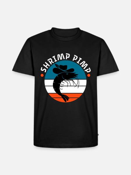 Shrimp Pimp - Men's Premium Organic T-Shirt - black