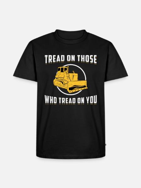 Bulldozer Construction Worker Gift - Men's Premium Organic T-Shirt - black