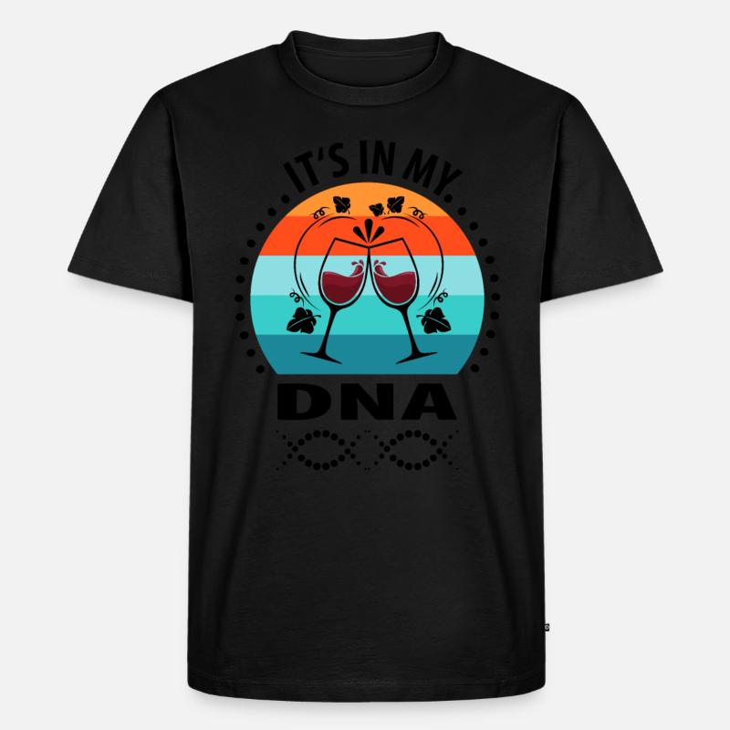 Winzer Weinbauer - Männer Premium Bio T-Shirt - Schwarz