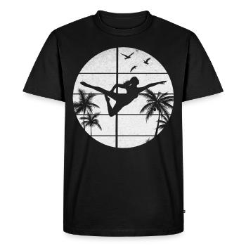 Pole Dance Girl Pole Dancing I Pole Dance - Men's Premium Organic T-Shirt - black - Front - Nico (187cm)