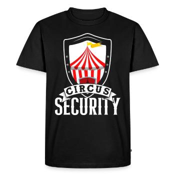 Cirque - T-shirt Premium bio Homme - noir - Devant - Nico (187cm)