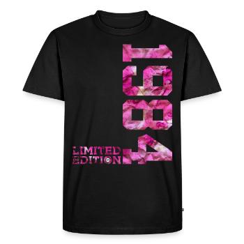 ÉDITION LIMITÉE 1984 PINK 42E ANNIVERSAIRE - T-shirt Premium bio Homme - noir - Devant - Nico (187cm)