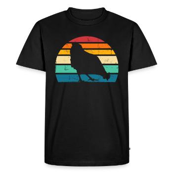 Chicken Chickens - Men's Premium Organic T-Shirt - black - Front - Nico (187cm)