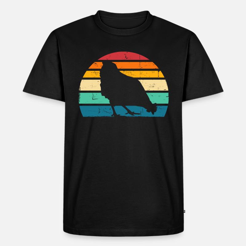 Huhn Hühner - Männer Premium Bio T-Shirt - Schwarz