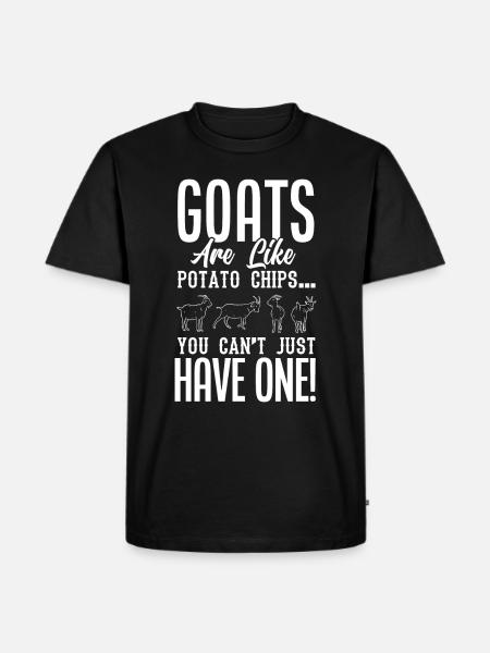 Goat Goat Goats - Men's Premium Organic T-Shirt - black