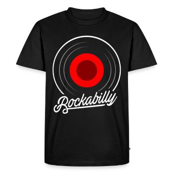 Cadeau de musicien de Western Rockabilly - T-shirt Premium bio Homme - noir - Devant - Nico (187cm)