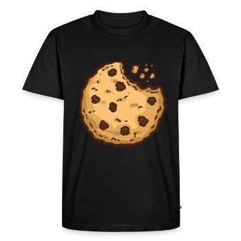 Cookies biscuits chocolate biscuits gift - Men's Premium Organic T-Shirt - black - Front - Nico (187cm)