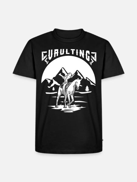 Equestrian vaulting gift - Men's Premium Organic T-Shirt - black