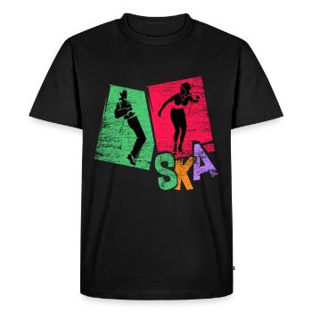 Cadeau de musique ska - T-shirt Premium bio Homme - noir - Devant - Nico (187cm)