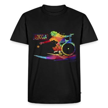 boccia - T-shirt Premium bio Homme - noir - Devant - Nico (187cm)