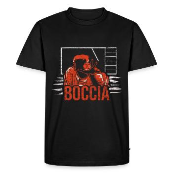 boccia - T-shirt Premium bio Homme - noir - Devant - Nico (187cm)