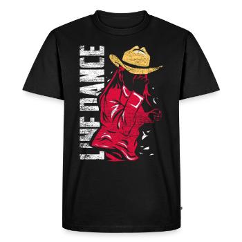 Musique de danse en ligne - T-shirt Premium bio Homme - noir - Devant - Nico (187cm)