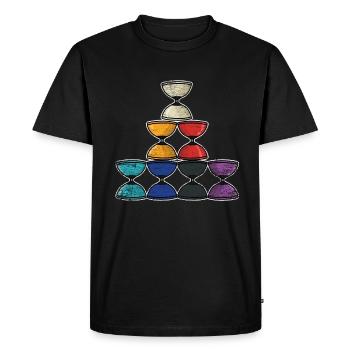 Diabolo gift - Men's Premium Organic T-Shirt - black - Front - Nico (187cm)