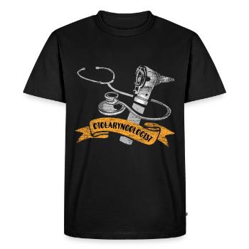 HALZ Nose ohen-doctor - Men's Premium Organic T-Shirt - black - Front - Nico (187cm)