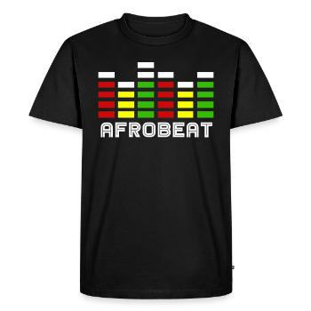 Afro Beat - T-shirt Premium bio Homme - noir - Devant - Nico (187cm)