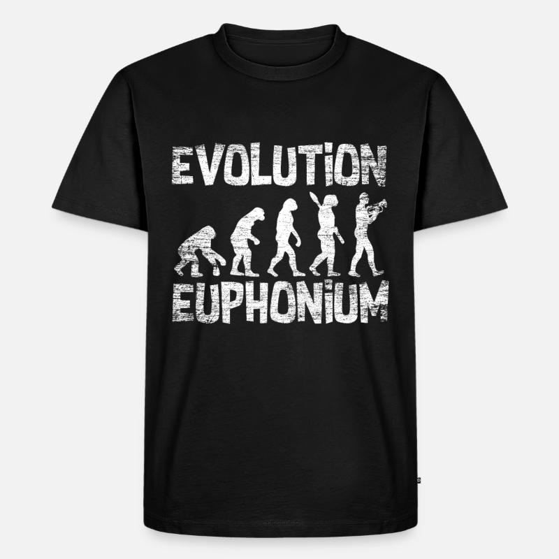 Euphonium Entwicklung - Männer Premium Bio T-Shirt - Schwarz