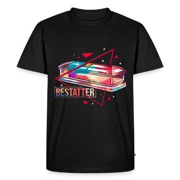 entrepreneur - T-shirt Premium bio Homme - noir - Devant - Nico (187cm)
