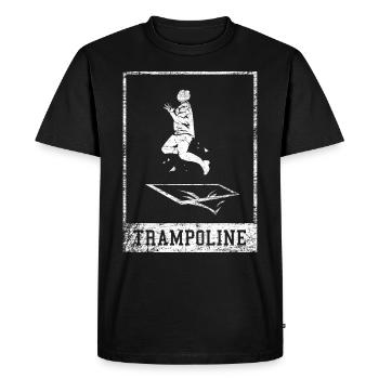 trampoline - T-shirt Premium bio Homme - noir - Devant - Nico (187cm)
