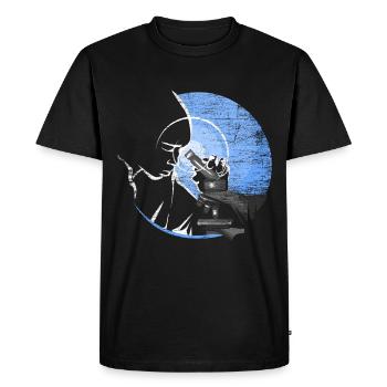 Virologist gift - Men's Premium Organic T-Shirt - black - Front - Nico (187cm)