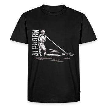 Cadeau de cor des Alpes - T-shirt Premium bio Homme - noir - Devant - Nico (187cm)