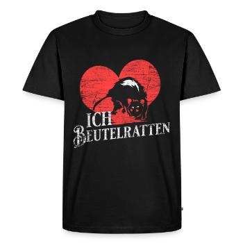 opossums - Men's Premium Organic T-Shirt - black - Front - Nico (187cm)