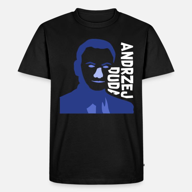 Andrzej Duda - Männer Premium Bio T-Shirt - Schwarz