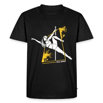 Pole Dancer - T-shirt Premium bio Homme - noir - Devant - Nico (187cm)
