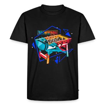 football de table - T-shirt Premium bio Homme - noir - Devant - Nico (187cm)