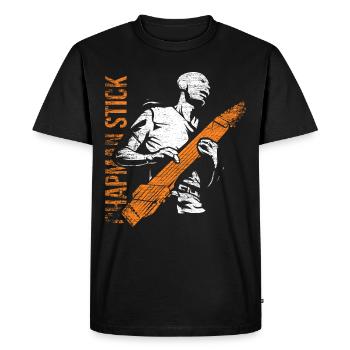 Chapman stick gift - Men's Premium Organic T-Shirt - black - Front - Nico (187cm)