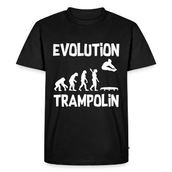 Développement de trampoline - T-shirt Premium bio Homme - noir - Devant - Nico (187cm)