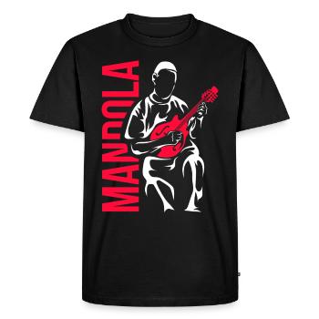Cadeau Mandola - T-shirt Premium bio Homme - noir - Devant - Nico (187cm)